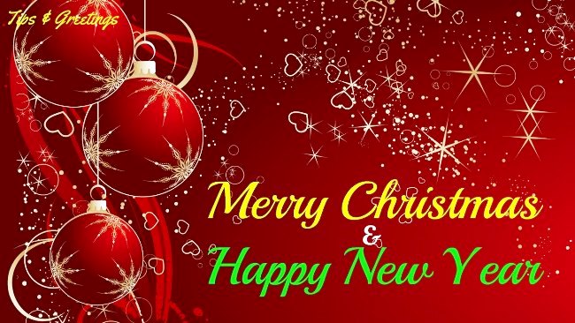 Merry Christmas and a happy new year